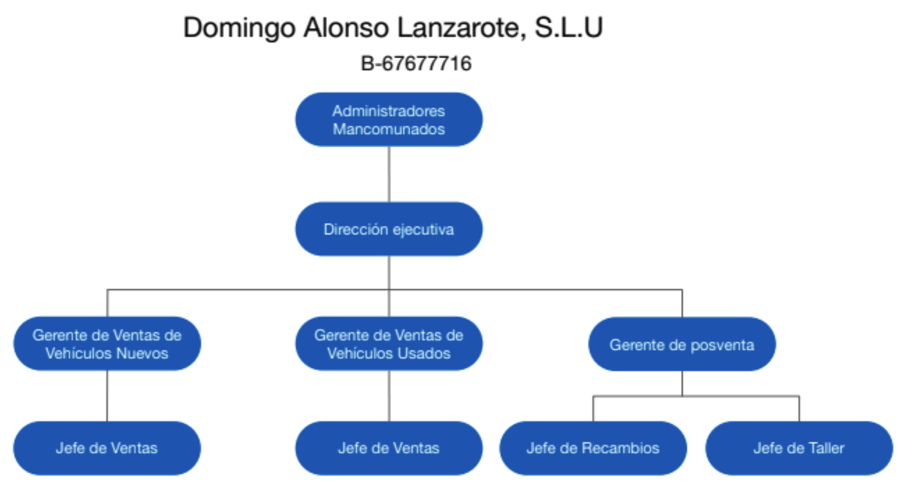 Organigrama DAG Lanzarote